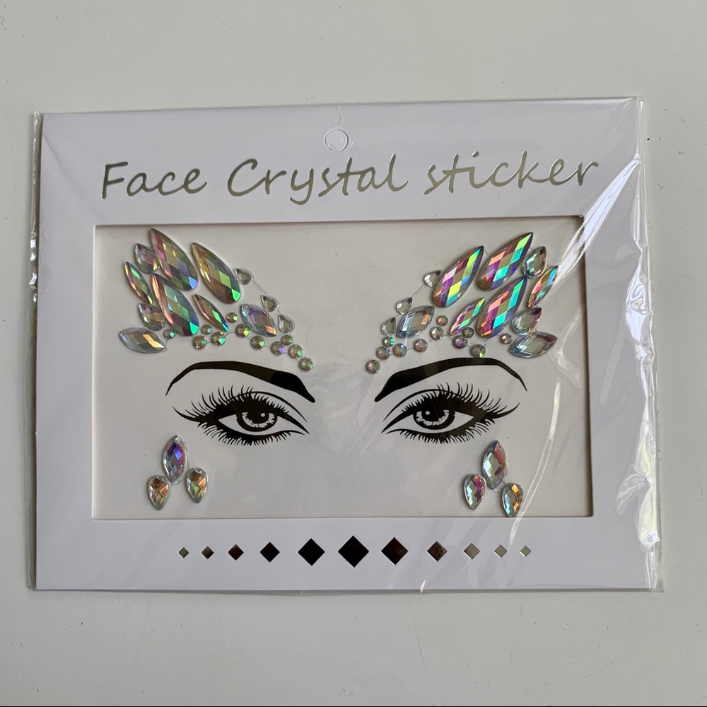 Festival Carnival Face Jewels Gems Stickers